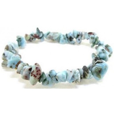 Bracelet baroque en Larimar